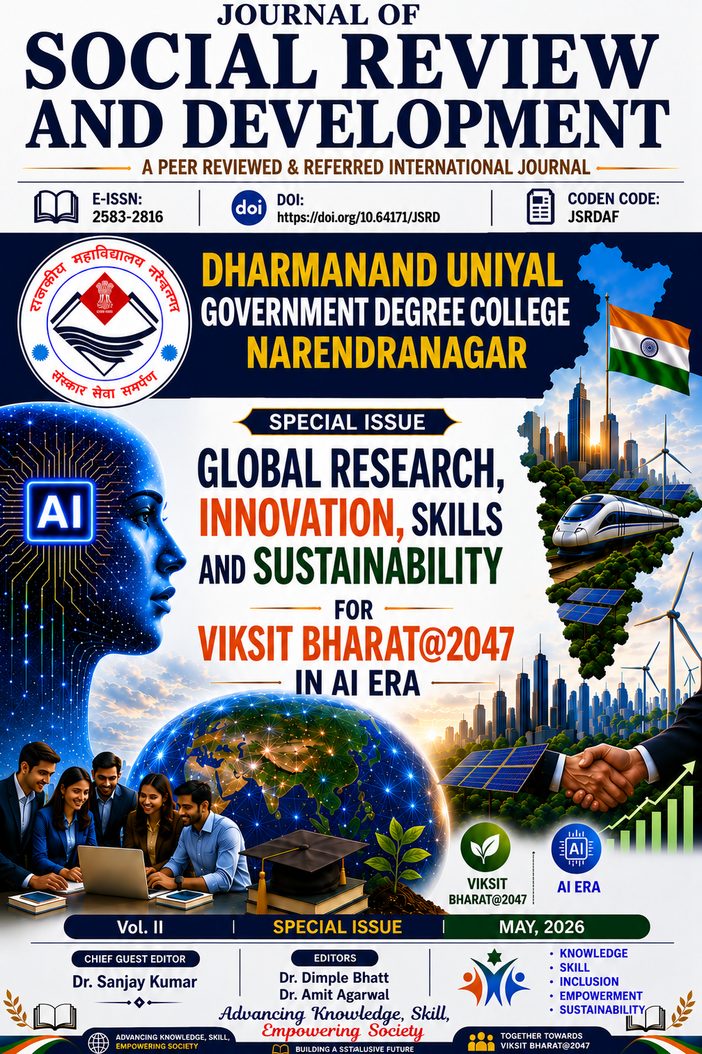					View Vol. 5 No. Special Issue 2 (2026): Global Research, Innovation, Skills and Sustainability For Viksit Bharat@2047 in AI Era
				